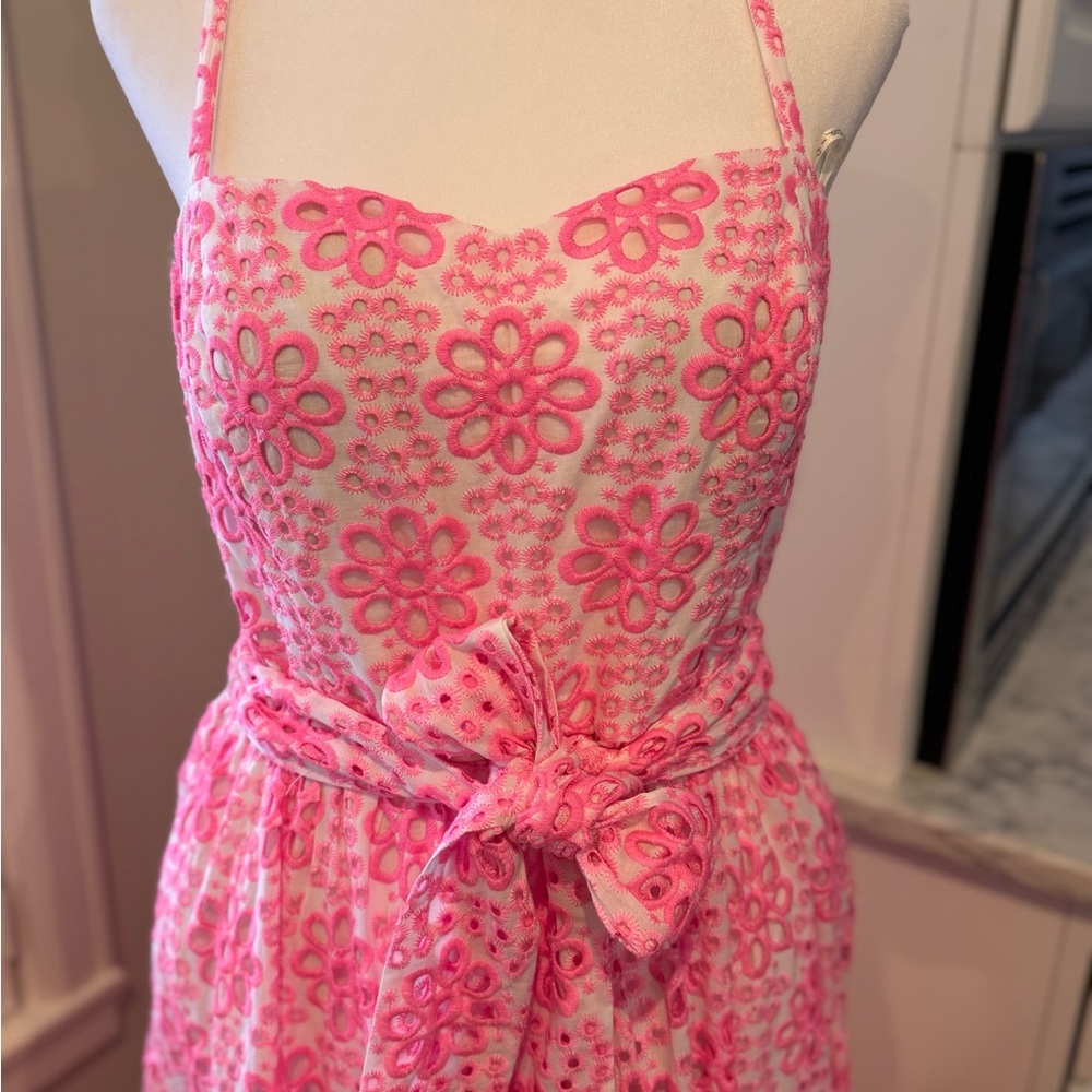 Lilly Pulitzer Vibrant Pink and White Garment